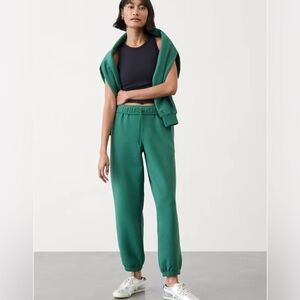 ATHLETA XLT Forever Fleece High Rise Jogger in green